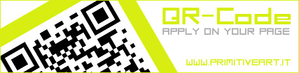 Primitive art QR Code art design